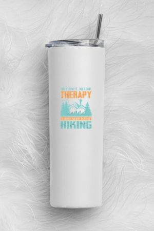 Man Hiking Relaxed Artistic Skinny Tumbler 20oz