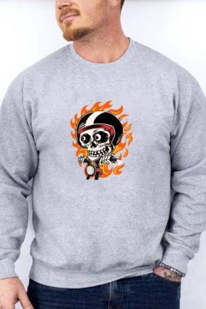 Mechanic Motorbike Joyful Modern Sweatshirt