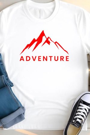 Mountain Adventure Hiking Camping T Shirt