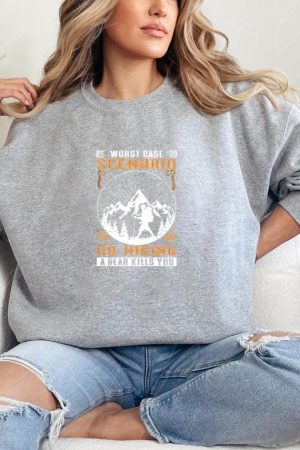 Nature Hiking Brave Flat Sweatshirt