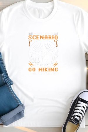 Nature Hiking Brave Flat T Shirt