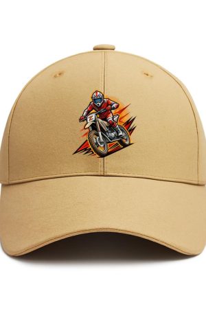 Nature Motorbike Focused Edgy Cotton Baseball Hat