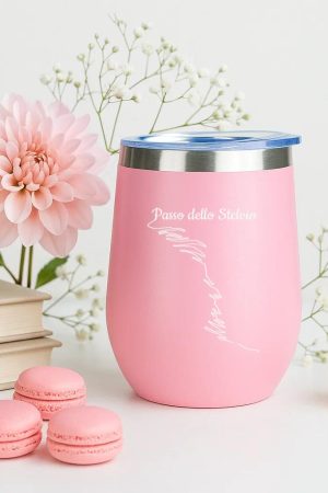 Passo Dello Stelvio Bike Motorbike Cycling 12oz Tumbler