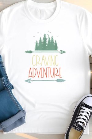 Retro Outdoorsy Forest Hiking Adventure T Shirt