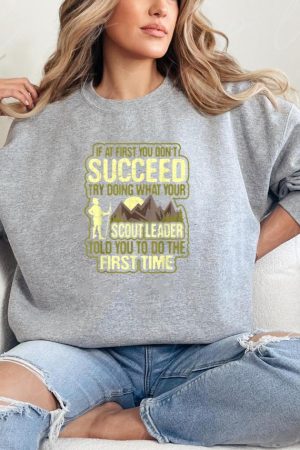 Scout Leader Camping Boy Hiking Sweatshirt
