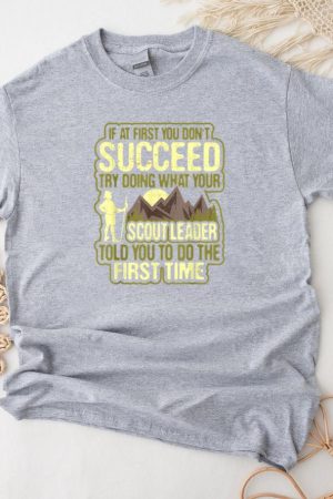 Scout Leader Camping Boy Hiking T-Shirt
