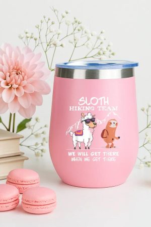 Sloth Hiking Team 12oz Tumbler