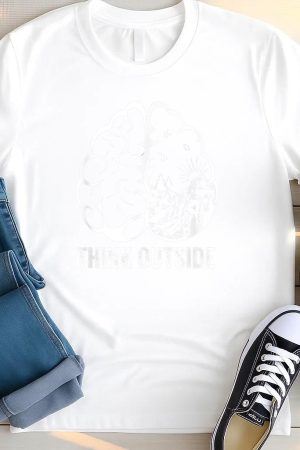 Think Outside Hiking Nature Camping T Shirt