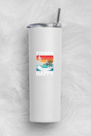 Traveler Hiking Focused Scenic Skinny Tumbler 20oz