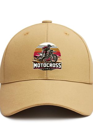 Traveler Motorbike Happy Modern Cotton Baseball Hat