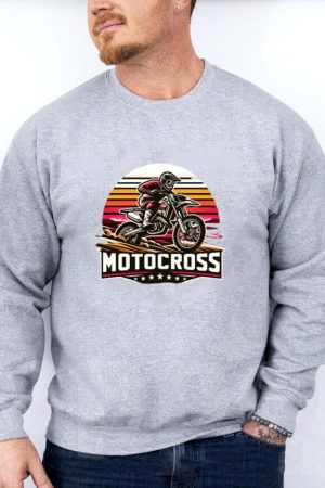 Traveler Motorbike Happy Modern Sweatshirt
