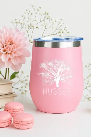 Tree Hugger Outdoor Lover Camping Hiking Earth Day 12oz Tumbler