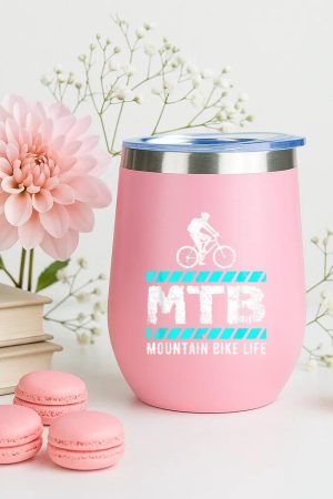 Vintage MTB Mountain Bike Life 12oz Tumbler