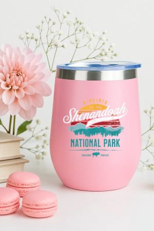 Vintage Shenandoah National Park Retro Hiking Camping 12oz Tumbler