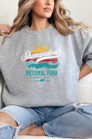 Vintage Shenandoah National Park Retro Hiking Camping Sweatshirt