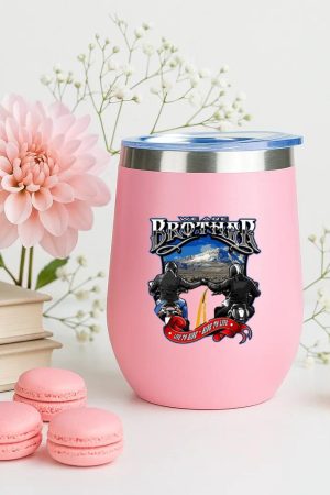 Wanderer Motorbike Joyful Graphic 12oz Tumbler
