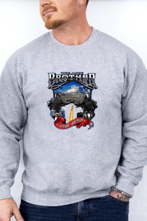 Wanderer Motorbike Joyful Graphic Sweatshirt