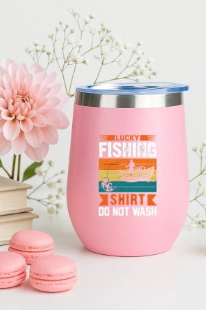 Woman Hiking Excited Retro 12oz Tumbler