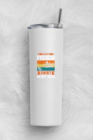 Woman Hiking Excited Retro Skinny Tumbler 20oz