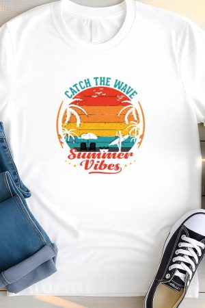 Woman Hiking Peaceful Retro T Shirt