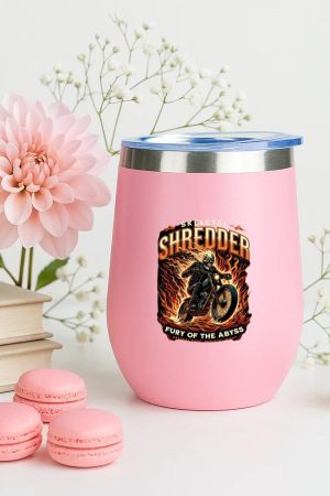 Woman Motorbike Happy Classic 12oz Tumbler
