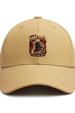 Woman Motorbike Happy Classic Cotton Baseball Hat