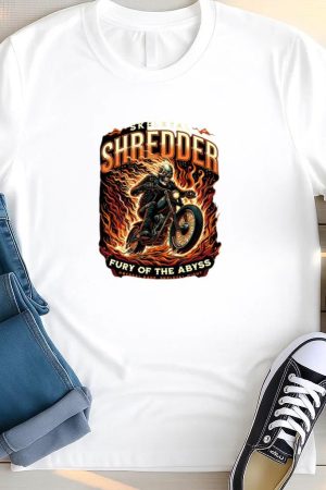 Woman Motorbike Happy Classic T Shirt