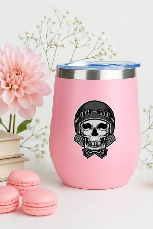 Woman Motorbike Peaceful Classic 12oz Tumbler