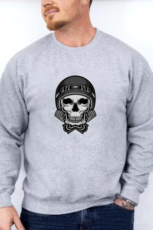 Woman Motorbike Peaceful Classic Sweatshirt