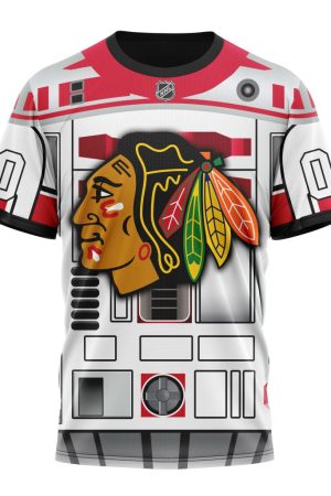 Chicago BlackHawks Specialized Star Wars May The 4th Be With You Personalized Name And Number T-Shirt Oregontrailrvpk Shirt