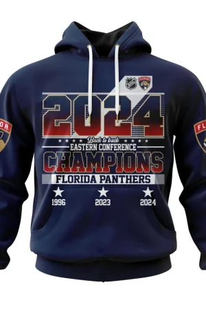 Florida Panthers Eastern Conference Champions All Over Print Hoodie Style 18878