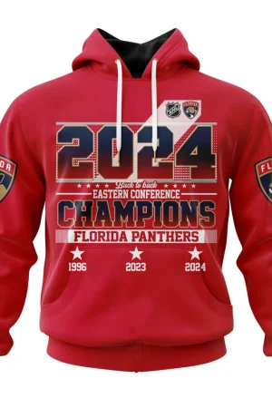 Florida Panthers Eastern Conference Champions All Over Print Hoodie Style 70318