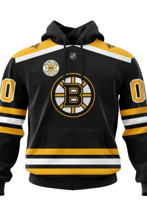 Hoodie Boston Bruins Willie E. O'Ree Jersey Retirement Personalized Name & Number All Over Print Hoodie Style 67083