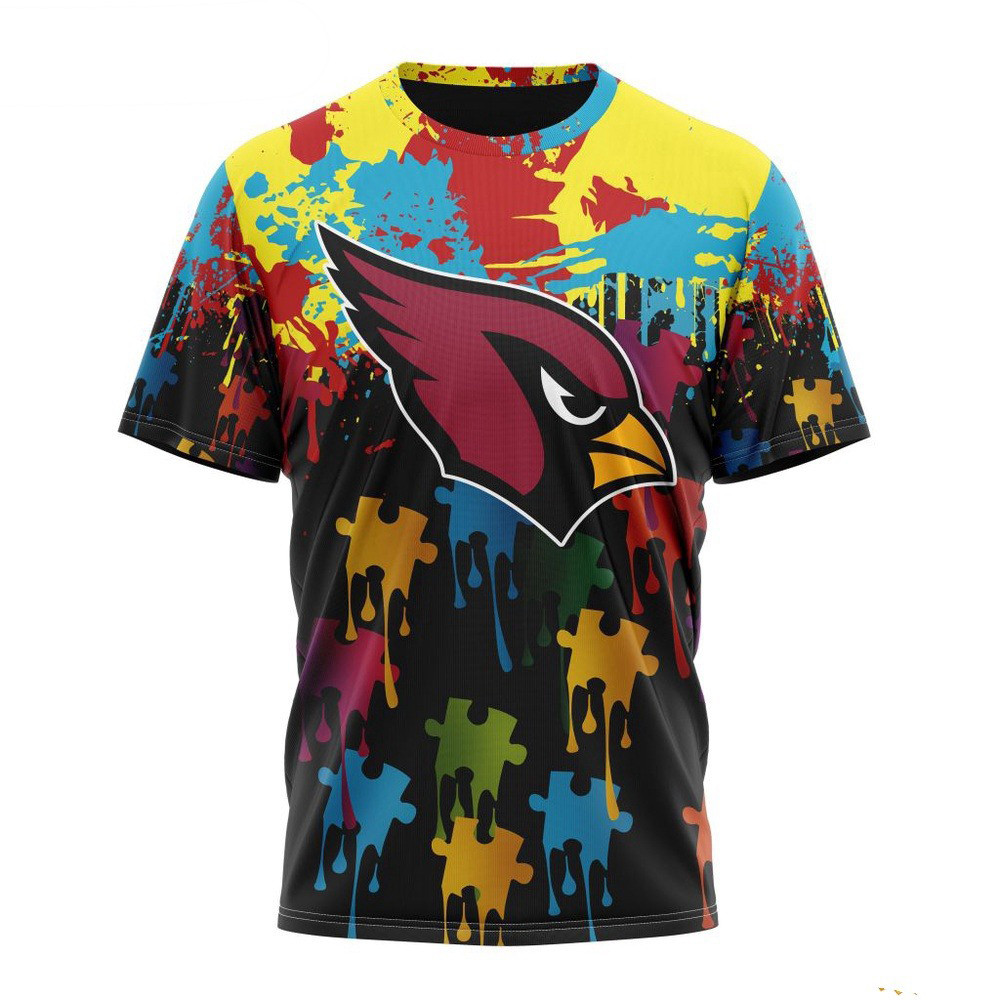 NFL Arizona Cardinals Shirtpecial Autism Awareness Design T-Shirt Football Related Gifts Oregontrailrvpk Shirt