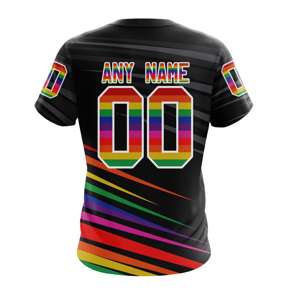 Seattle Kraken Special Pride Design Hockey Is For Everyone 01 Personalized Name And Number T-Shirt Oregontrailrvpk Shirt - Image 2