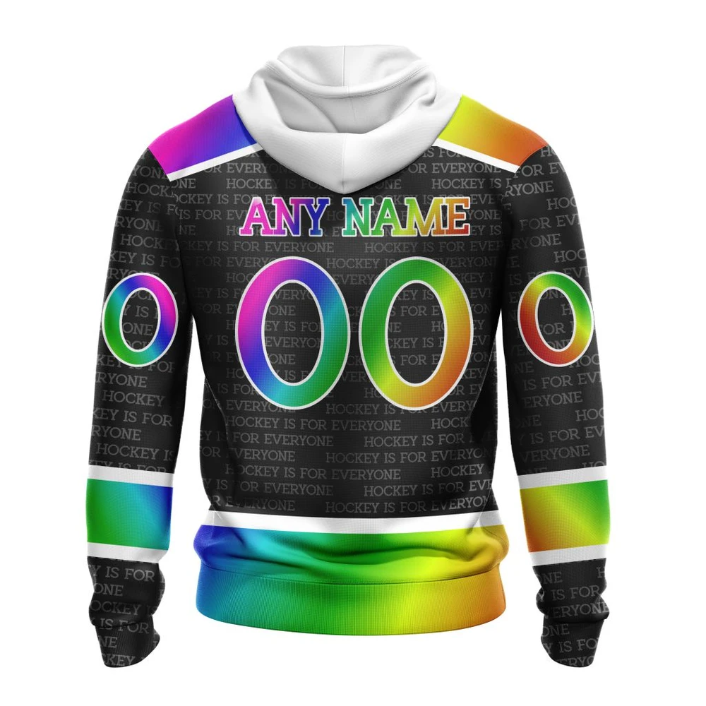 Seattle Kraken Special Pride Design Hockey Is For Everyone All Over Print Hoodie Style 20297 - Image 2