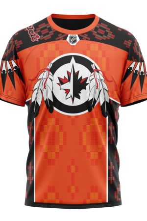 Winnipeg Jets Specialized Design Support Child Live Maters Personalized Name And Number T-Shirt Oregontrailrvpk Shirt